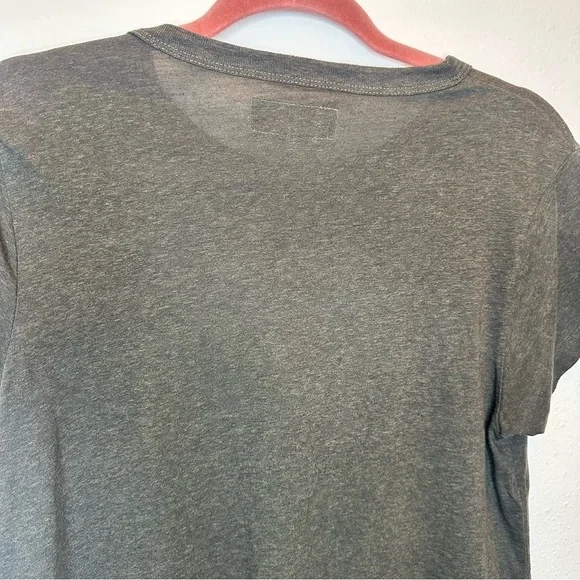 THE GREAT. Gray Ruffle Top Size 1 - Picture 9 of 15